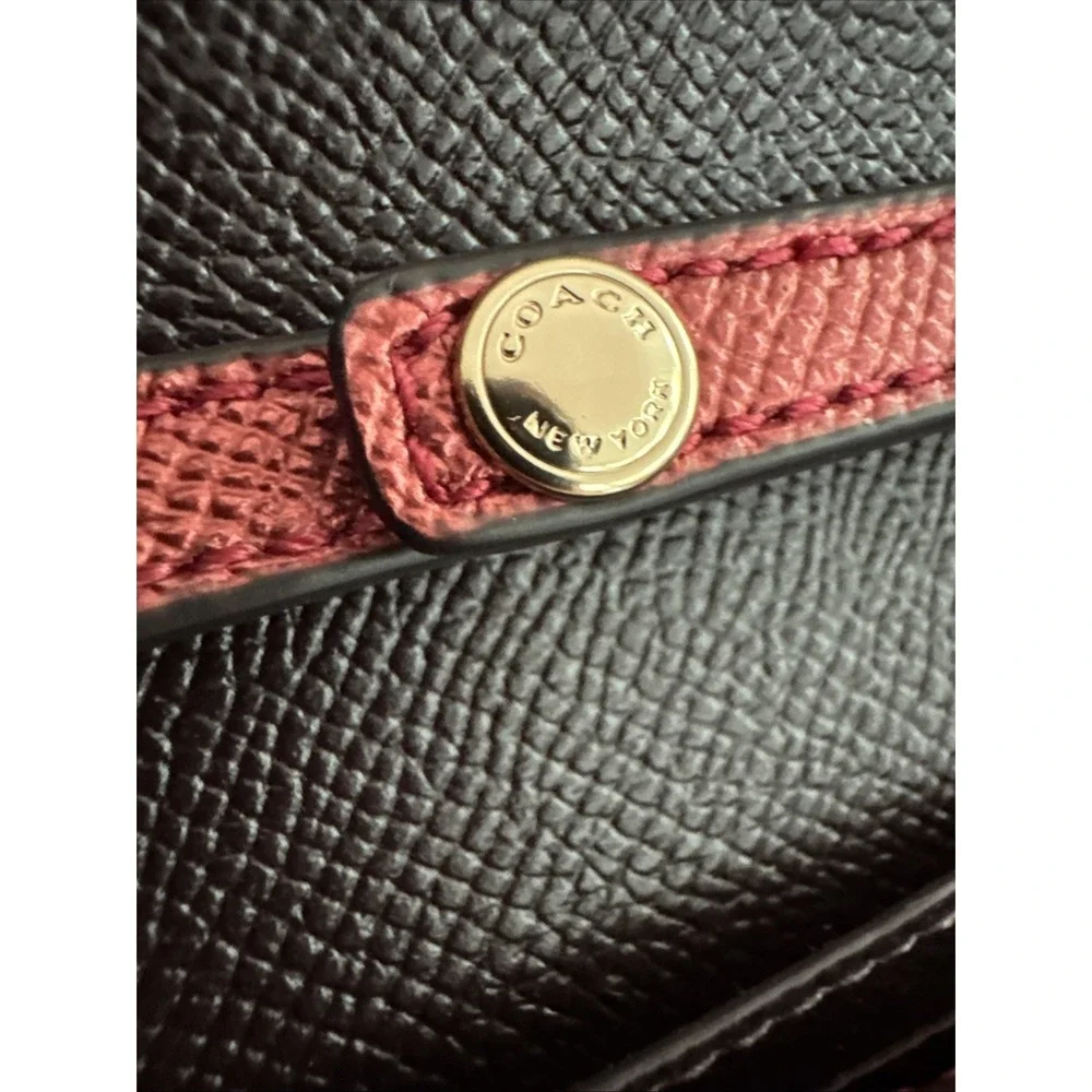 Coach Ruby Glitter Foldover Crossbody Clutch Wallet NWT MSRP $225